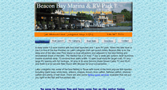 Desktop Screenshot of beaconbaymarinarv.com